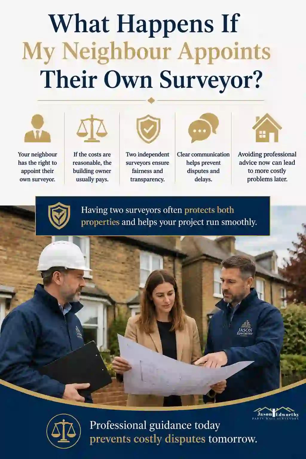 What Happens If My Neighbour Appoints Their Own Surveyor Newark-on-Trent?
