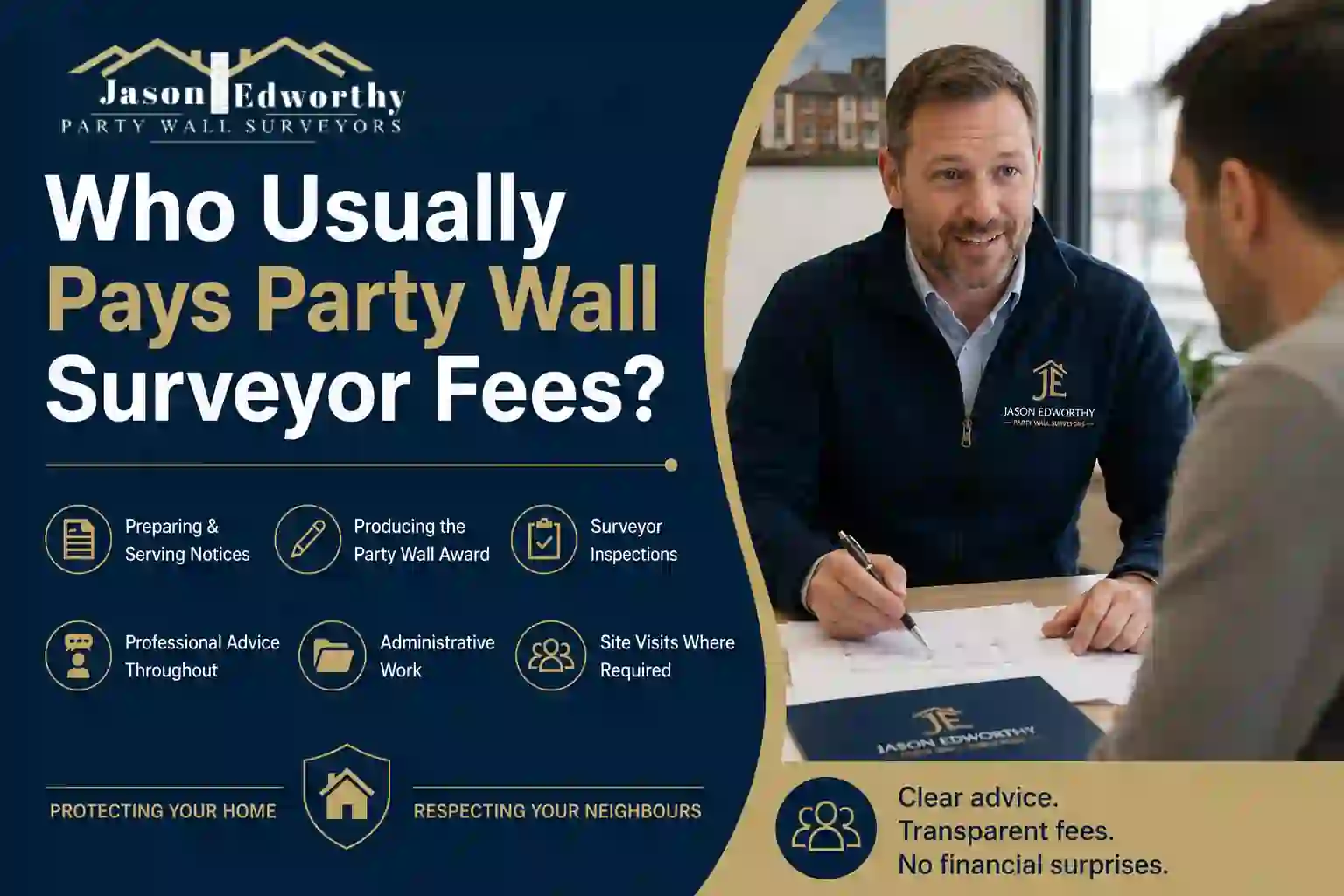 Who Usually Pays Party Wall Surveyor Fees Newark-on-Trent?